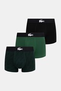 Lacoste bokserki męskie bawełniane z elastanem 3-pack czarne 5H1288