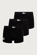 Lacoste bokserki dopasowane męskie z bawełną 3-pack czarne 5H1291