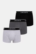Lacoste bokserki dopasowane męskie bawełniane z elastanem 3-pack multicolor 5H1300