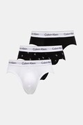 Calvin Klein Underwear priliehavé boxerky pánske bavlnené s elastanom 3-pak biele LV00NB4388