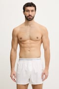 Calvin Klein Underwear ohlapne boksarice moške bombažne z elastanom paket 3 kosov bele LV00NB4267