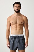 Calvin Klein Underwear bokserki luźne męskie bawełniane z elastanem 3-pack szare LV00NB4267