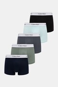 Calvin Klein Underwear boxerky pánske bavlnené s elastanom 5-pak sivé LV00NB4390