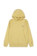 Levi's bluza dziecięca MINI BATWING PULL OVER HOO kolor żółty z kapturem gładka 8EK422
