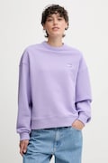 Бавовняна кофта Tommy Jeans колір бежевий однотонна DW0DW19408