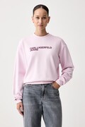 Karl Lagerfeld Jeans bluza damska z bawełną różowa A1W20005