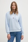 Бавовняна кофта Tommy Hilfiger жіноча з капюшоном з аплікацією WW0WW43842