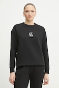 Armani Exchange bluza damska kolor czarny z aplikacją XW000821 AF10818