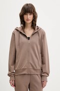 Кофта Guess SOFIA колір бежевий з капюшоном однотонна O5RQ01 KCO31