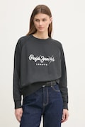 Pepe Jeans bluza LUPITA damska kolor szary z nadrukiem PL581467