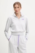 Mikina adidas W CB Color Pop dámska, šedá farba, jednofarebná, JN6989