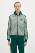 Кофта adidas Originals Clastic Tracktop жіноча колір бірюзовий з аплікацією JC5809