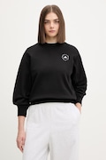adidas by Stella McCartney bluza bawełniana damska kolor czarny z nadrukiem JJ0150