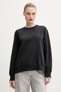 Памучен суичър MM6 Maison Margiela в черно с изчистен дизайн S52GU0240.M25012
