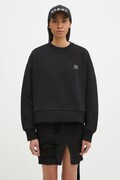 Carhartt WIP sweatshirt Eldon Sweat women's black color smooth I034373.89XX