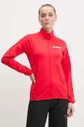 Спортивна кофта adidas TERREX Xperior колір червоний однотонна JE1360