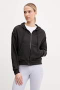 Puma bluză femei, culoarea negru, cu glugă, uni, 685056