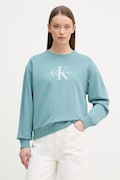 Calvin Klein Jeans felpa da donna con cotone turchese LV047B234G