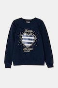 Παιδική βαμβακερή μπλούζα Guess χρώμα: ναυτικό μπλε, K5RQ04 KAD74