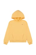 Levi's bluza dziecięca BATWING PATCH HOODIE kolor żółty z kapturem gładka 3EN102