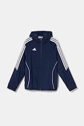 adidas Performance gyerek felső sötétkék, nyomott mintás, kapucnis, IM8797