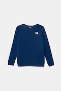 The North Face bluza copii TEEN SIMPLE DOME CREW culoarea albastru marin, neted, NF0A8AXYD1R1