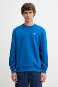 Bavlněná mikina Tommy Jeans pánská, tmavomodrá barva, s aplikací, DM0DM20660