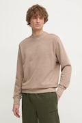 Mikina Calvin Klein Jeans pánska, béžová farba, jednofarebná, J30J327079