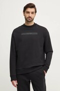 Calvin Klein bluza bawełniana męska kolor czarny z aplikacją K10K113763