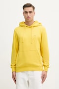 Tommy Hilfiger bluza bawełniana męska kolor żółty z kapturem melanżowa MW0MW37235