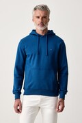 Tommy Hilfiger bluza z kapturem męska bawełniana niebieska MW0MW37235