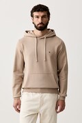 Tommy Hilfiger bluza z kapturem męska bawełniana beżowa MW0MW37235