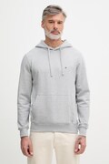 Tommy Hilfiger μπλούζα με κουκούλα ανδρική βαμβακερή γκρί MW0MW37235