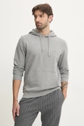 Tommy Hilfiger bluza bawełniana męska kolor szary z kapturem melanżowa MW0MW37235