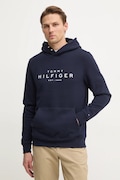 Μπλούζα Tommy Hilfiger χρώμα: ναυτικό μπλε, με κουκούλα, MW0MW37455