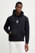 Mikina Armani Exchange pánská, černá barva, s kapucí, s aplikací, XM000369 AF10818