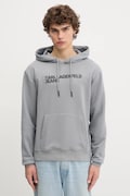 Кофта Karl Lagerfeld Jeans колір чорний з капюшоном з принтом A2M20049