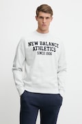 New Balance bluza bawełniana męska kolor szary z aplikacją MT51521AHH