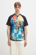 Puma t-shirt PUMA x KIDSUPER Graphic Jersey męski kolor granatowy wzorzysty 629512