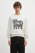 Kenzo bluza bawełniana męska kolor szary z aplikacją FF55SW2634MF.93