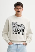 Бавовняна кофта Kenzo чоловіча колір сірий з аплікацією FF55SW2634MF.93