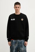 Dukserica AAPE Aaper Crew Neck boja: crna, s aplikacijom, AAPSWMB377XXN