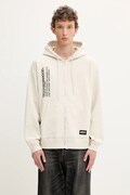 NEIGHBORHOOD cotton sweatshirt SOLID SWEAT ZIP gray color hooded with a print 251UWNH-CSM05