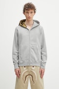 A Bathing Ape felpa in cotone 1st shark uomo colore grigio con cappuccio 1K70115005