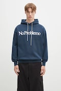 No Problemo cotton sweatshirt No Problemo Hoodie navy blue color hooded with a print NP2001203