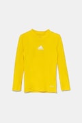 Otroška dolga majica adidas Performance rumena barva, GN7514