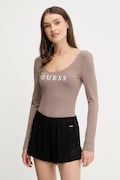 Боді Guess NEW CARRIE колір чорний O5RM08 KBBU1