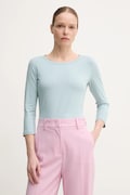 Weekend Max Mara longsleeve culoarea turcoaz, 2515971021600