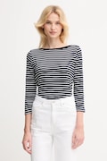 United Colors of Benetton longsleeve bawełniany kolor granatowy 30YSD109W