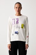 Haglöfs longsleeve damski bawełniany beżowy 607663